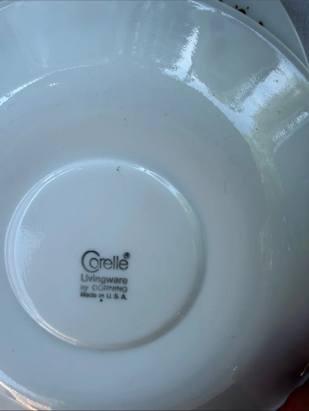 Corelle by Corningware White and “Gold-dot” Butterflies 5 teacups and saucers